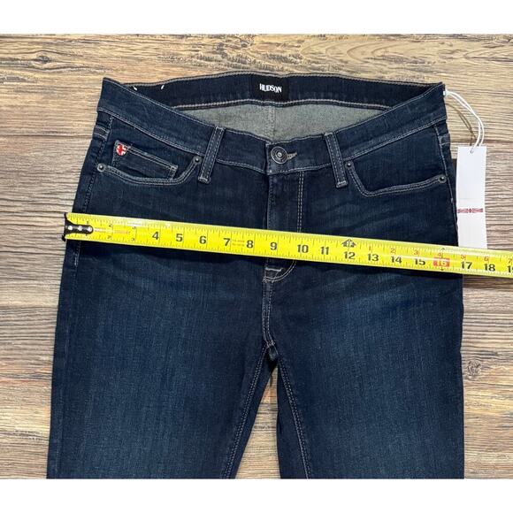 Hudson Jeans Krista Super Skinny Low-rise Non-Distressed Stretch, 28, Dark Blue - Picture 6 of 6
